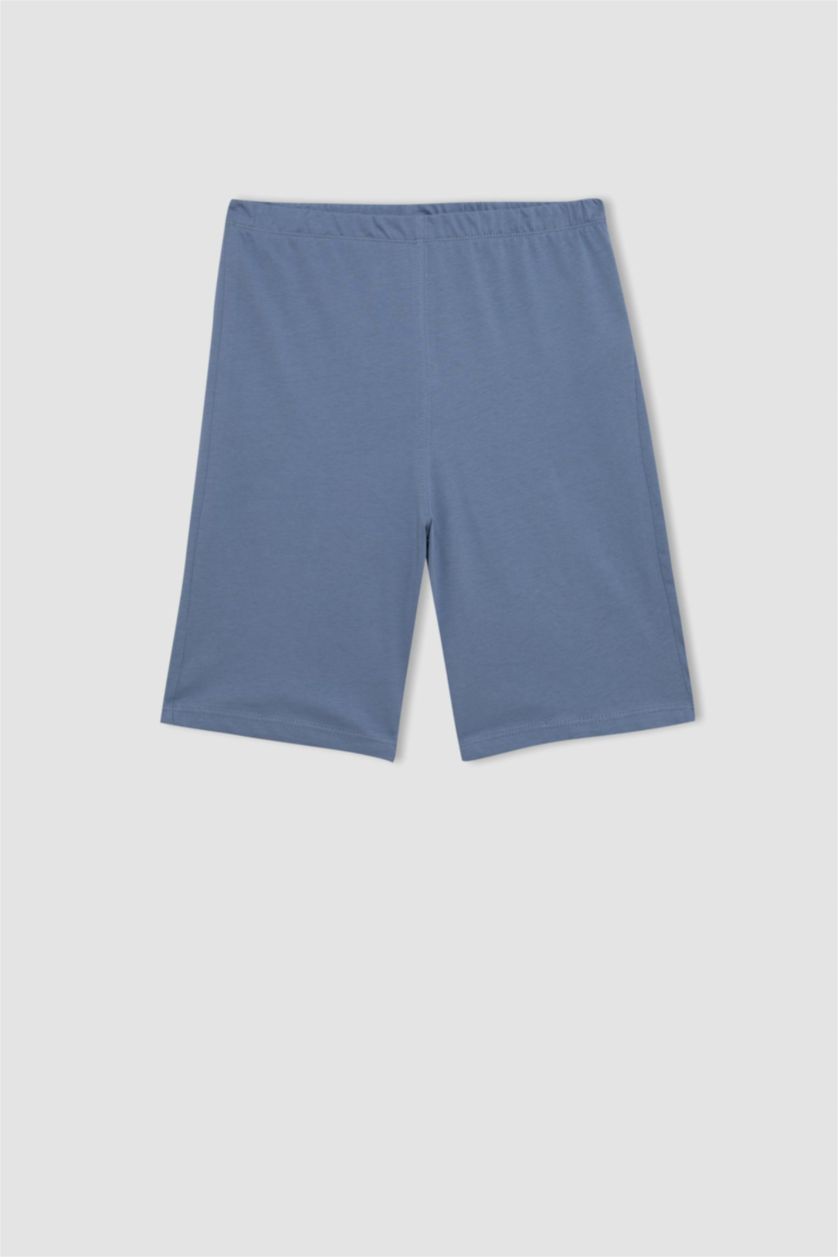 BOYS & TEENS Blue Boy Printed Short Sleeve T-Shirt Shorts 2 Piece Set