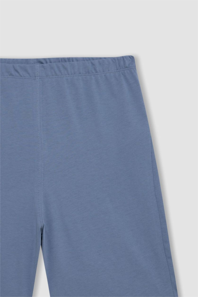 BOYS & TEENS Blue Boy Printed Short Sleeve T-Shirt Shorts 2 Piece Set