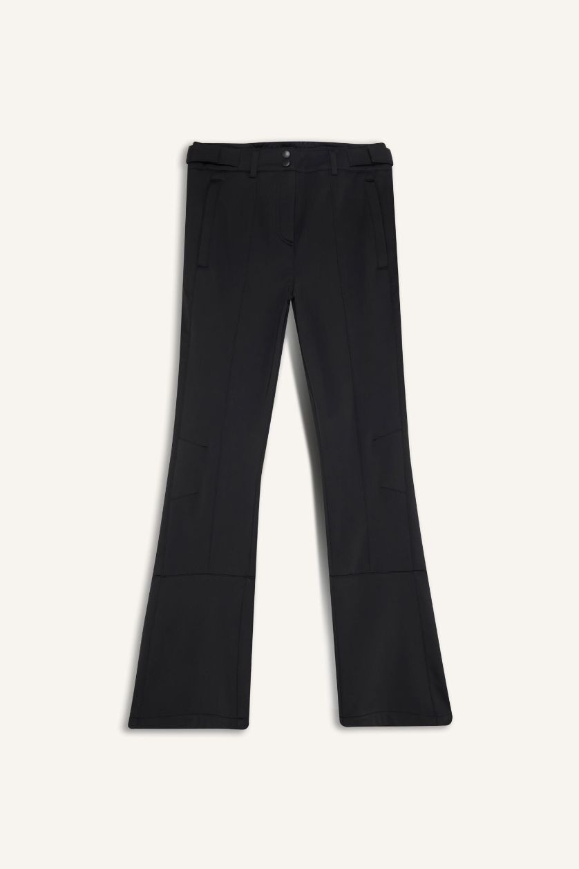 حريمي أسود بنطلون تزلج رياضي سوفتشيل قصة عادية من DeFactoFit