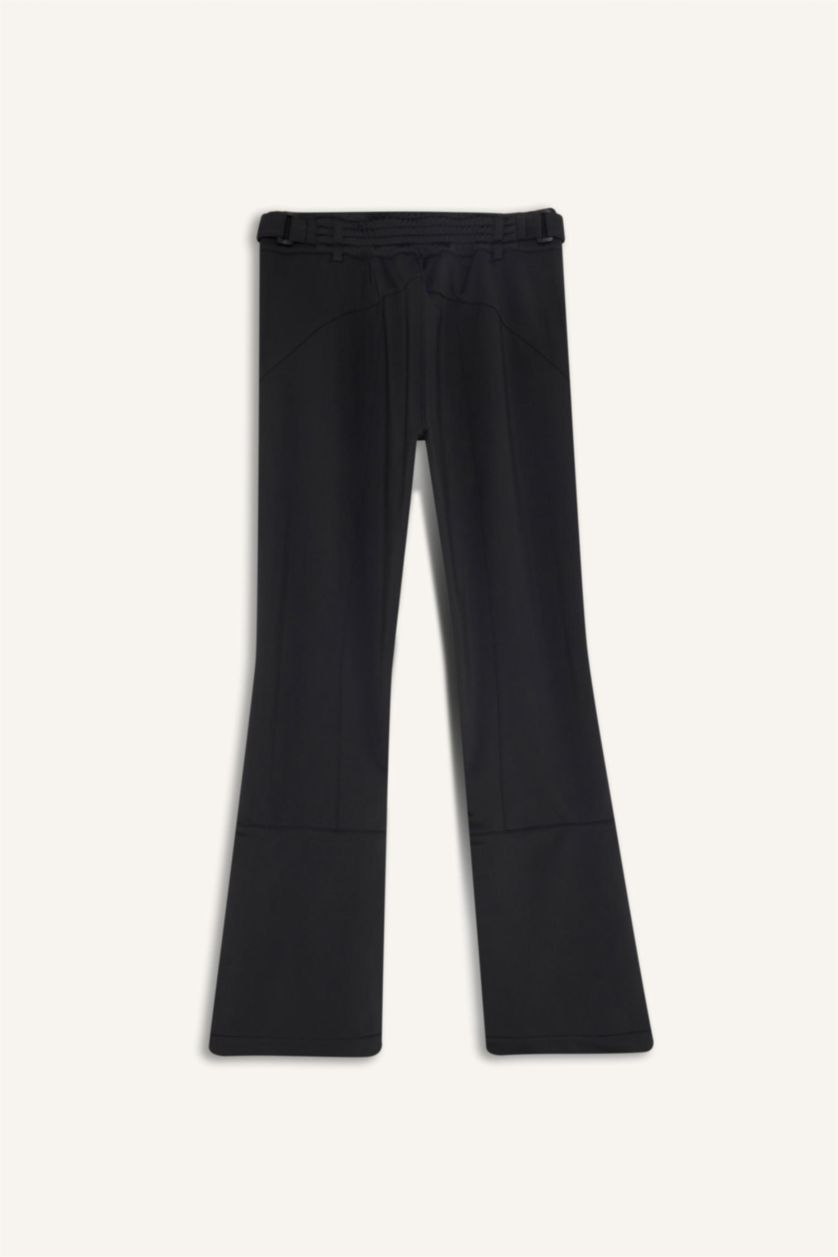 حريمي أسود بنطلون تزلج رياضي سوفتشيل قصة عادية من DeFactoFit