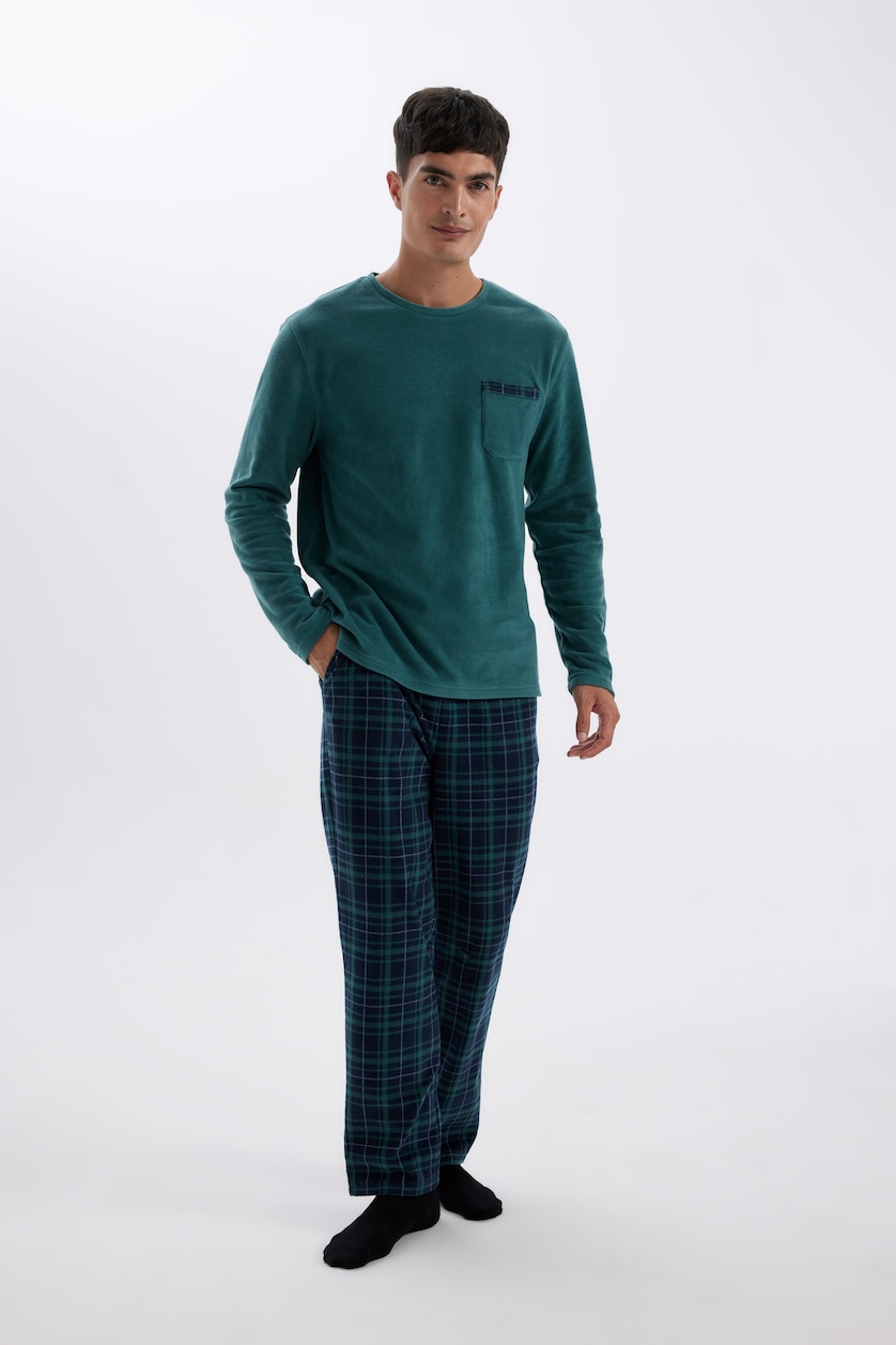 MAN Green fleece 2 piece Set