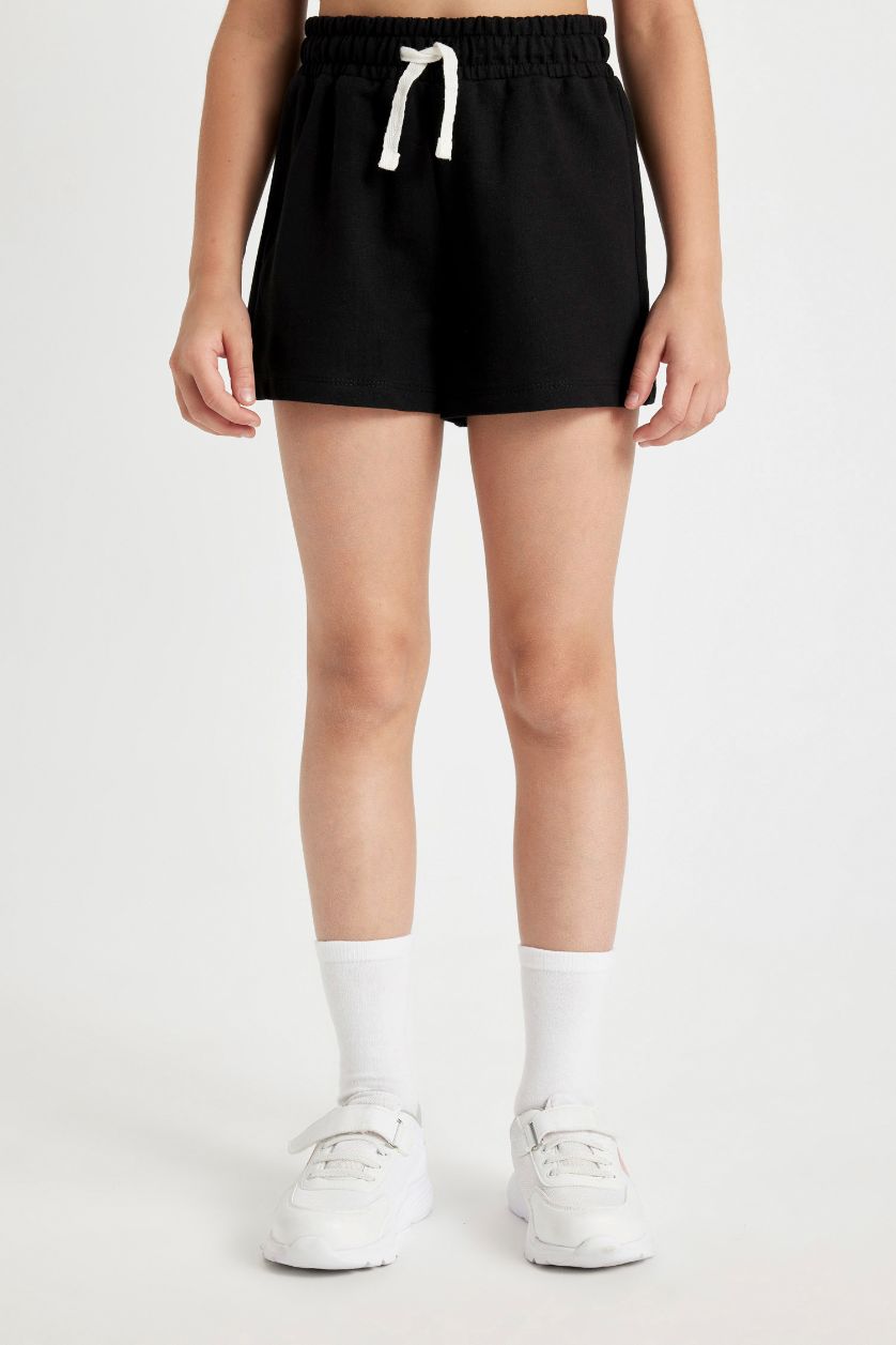 بنات أسود سيت بناتي تنورة وتيشيرت - قطعتين