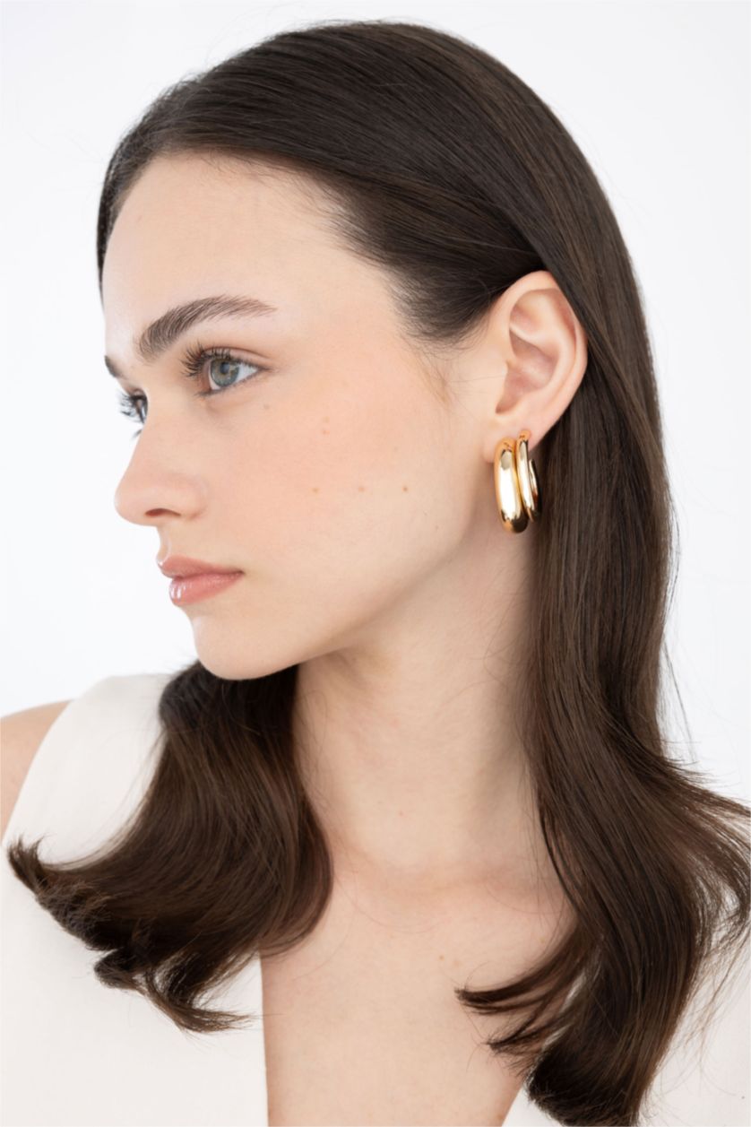 FEMME Altın Lot de 2 paires de boucles d'oreille