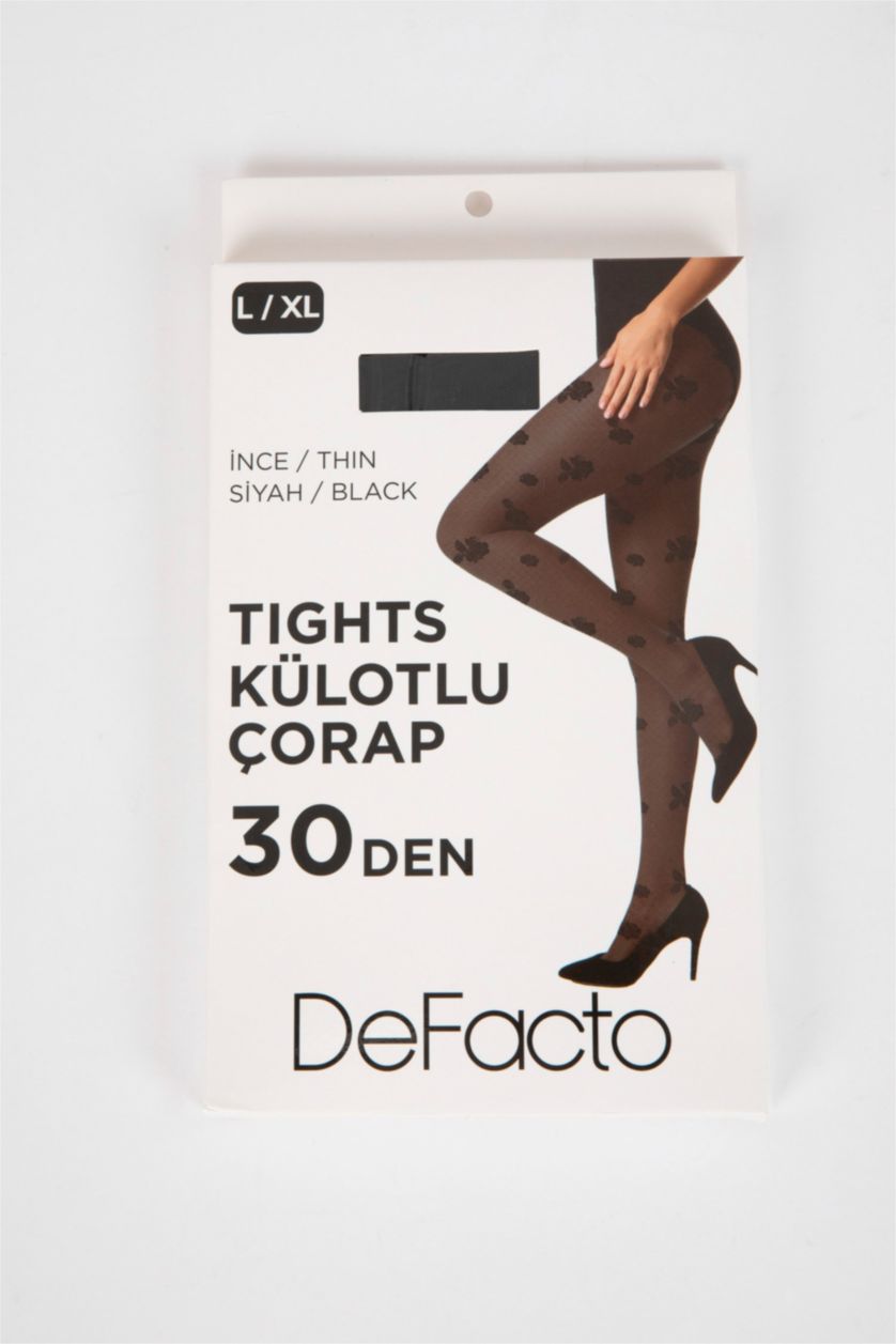 Kadın Siyah Kadın 30 Den Külotlu Çorap