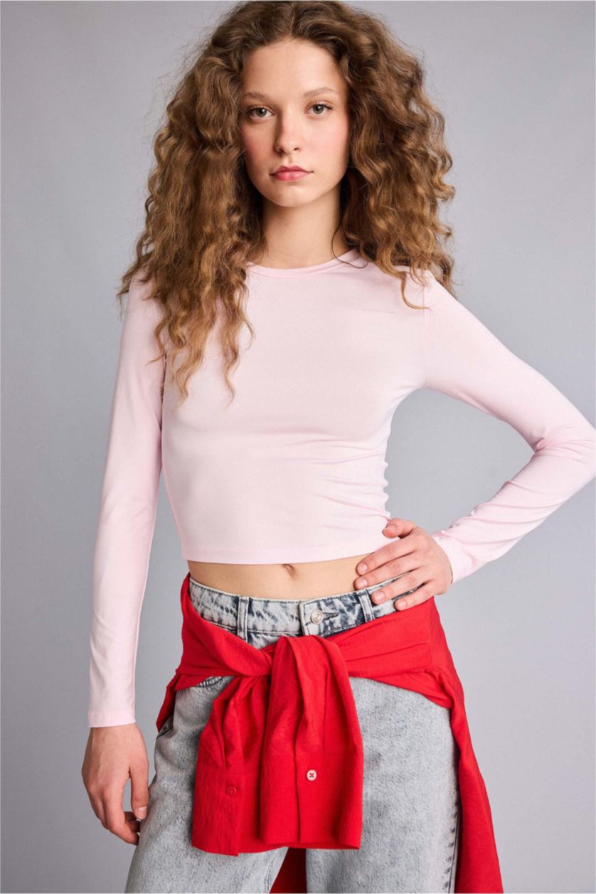 حريمي زهري فاتح Woman Long Sleeve T-Shirt