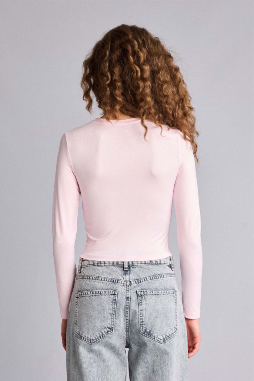 حريمي زهري فاتح Woman Long Sleeve T-Shirt