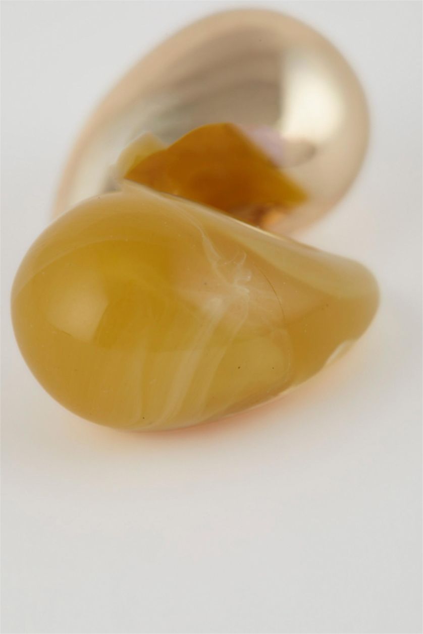 Kadın Altın Kadın 2'li Damla Küpe