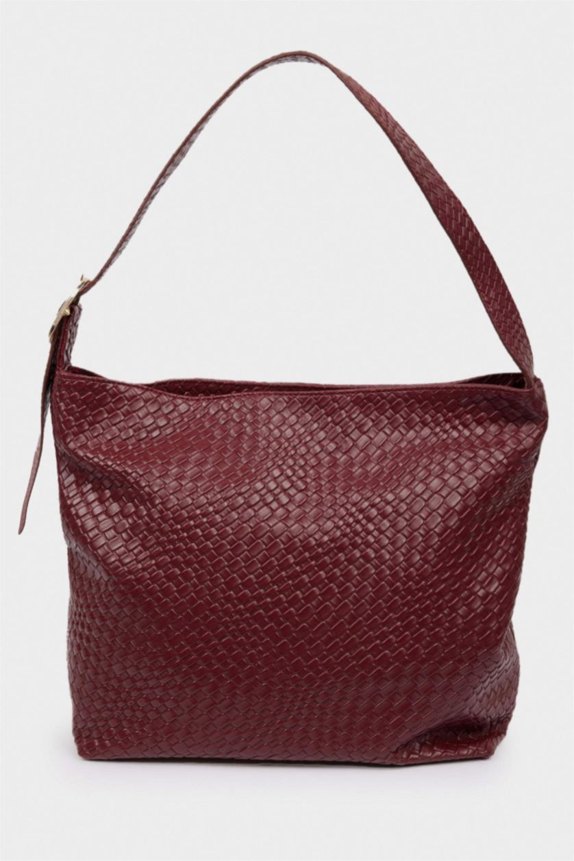Women Bordeaux Faux Leather Shoulder bag