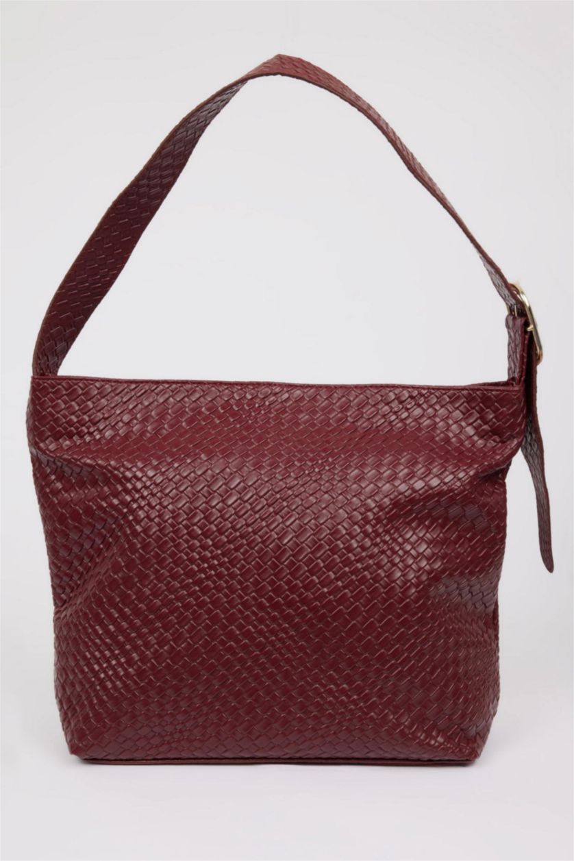 Women Bordeaux Faux Leather Shoulder bag