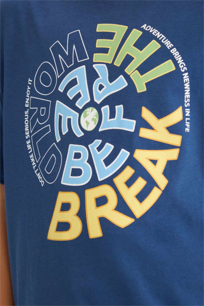 أولاد أزرق تي شيرت ولادي نص ردن قصة عادية