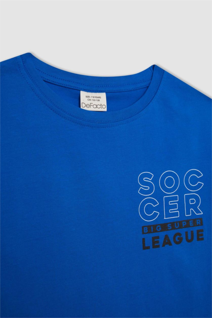 أولاد اللون الملكي تيشيرت ولادي نص ردن قصة عادية مطبوع