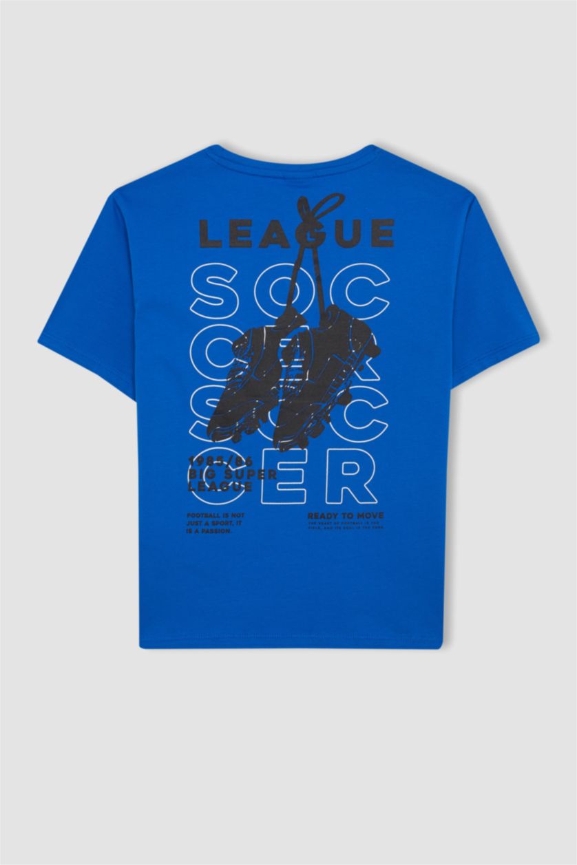 أولاد اللون الملكي تيشيرت ولادي نص ردن قصة عادية مطبوع