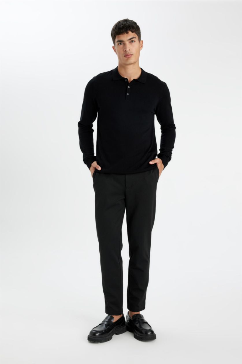 MAN Black Standard Fit Knitwear Pullover