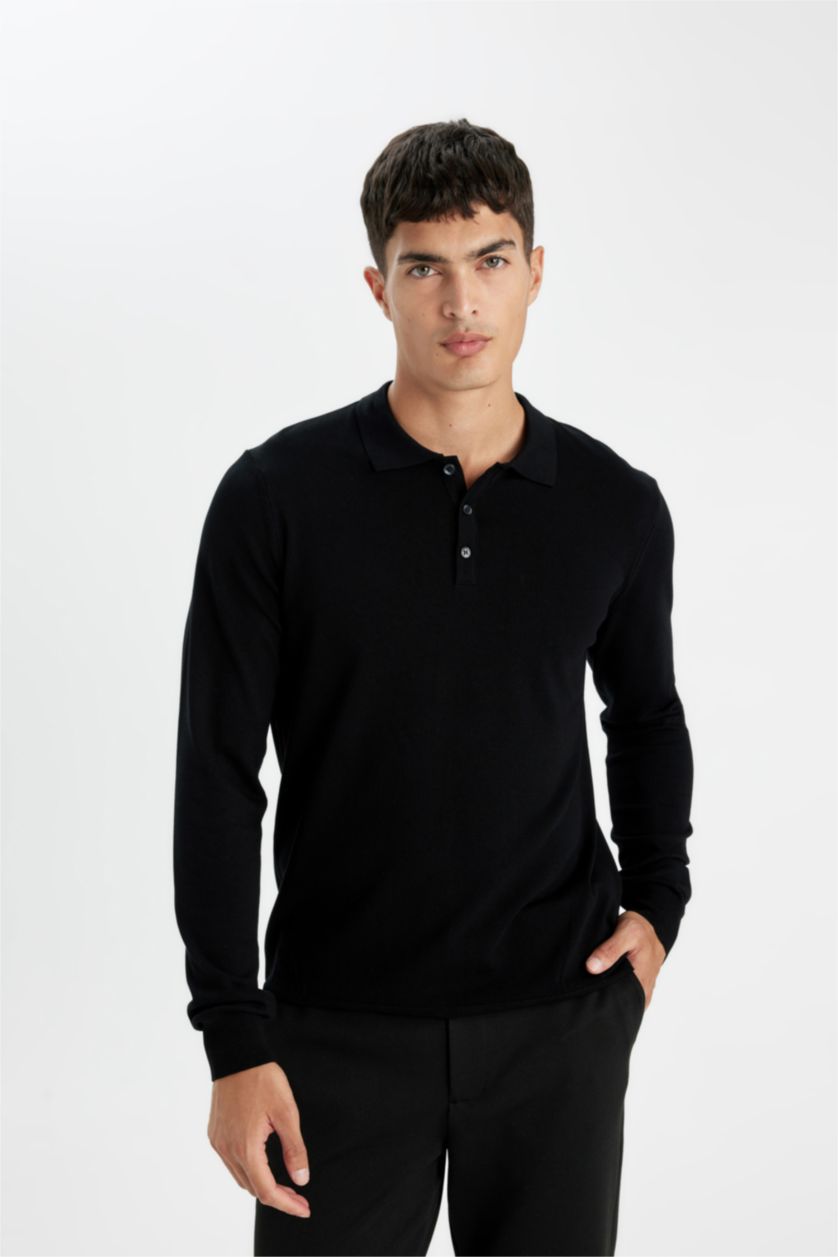 MAN Black Standard Fit Knitwear Pullover