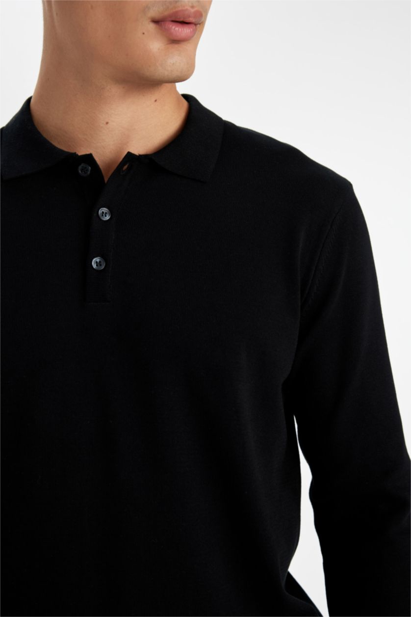MAN Black Standard Fit Knitwear Pullover