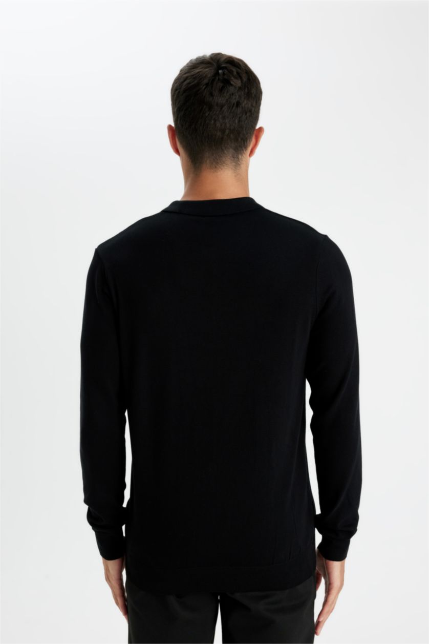 MAN Black Standard Fit Knitwear Pullover
