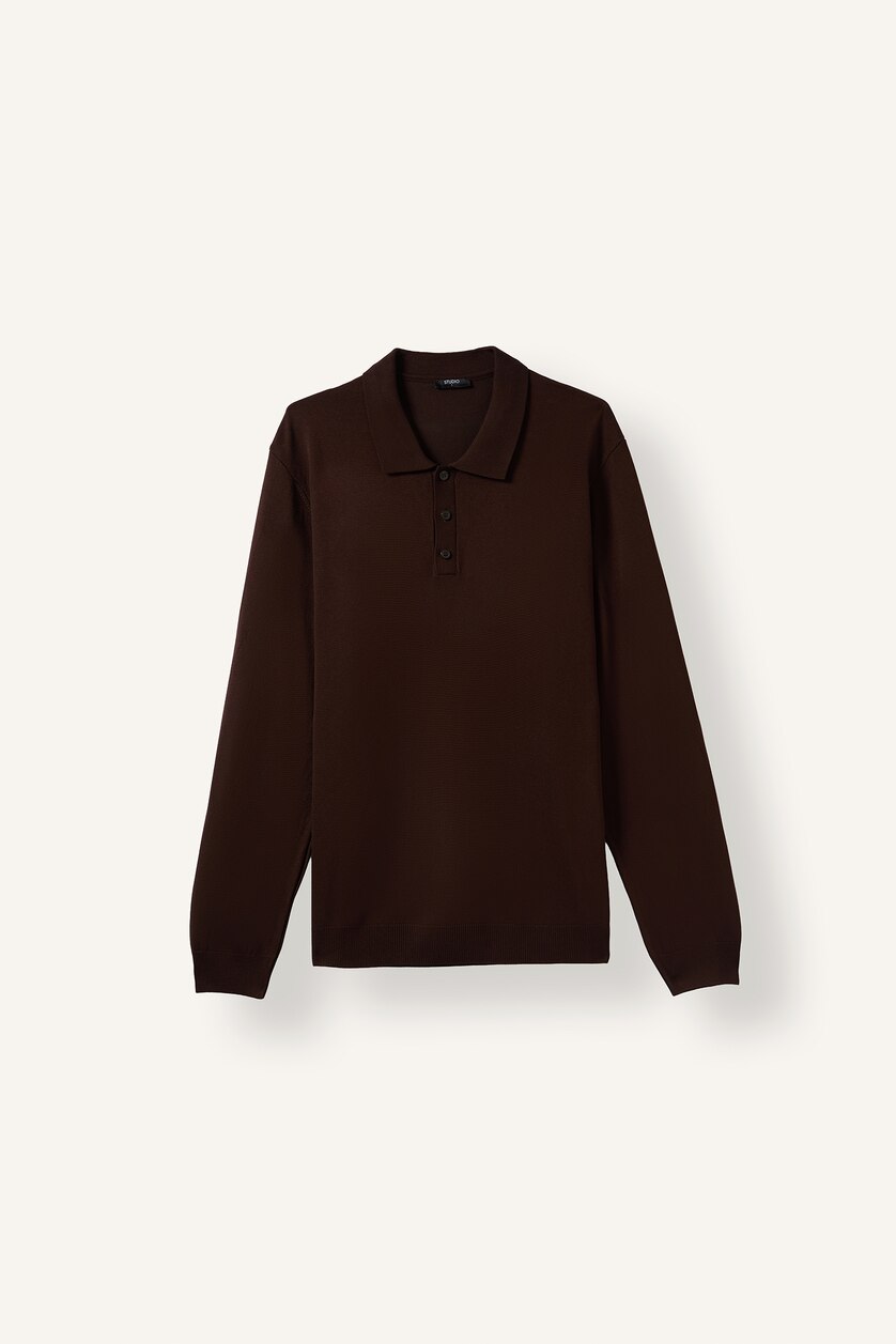 Men Brown Pullover