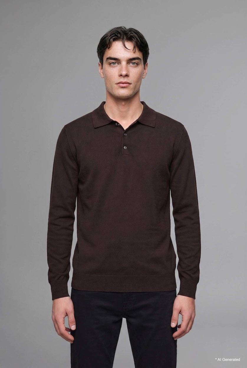 HOMME Marron Pull