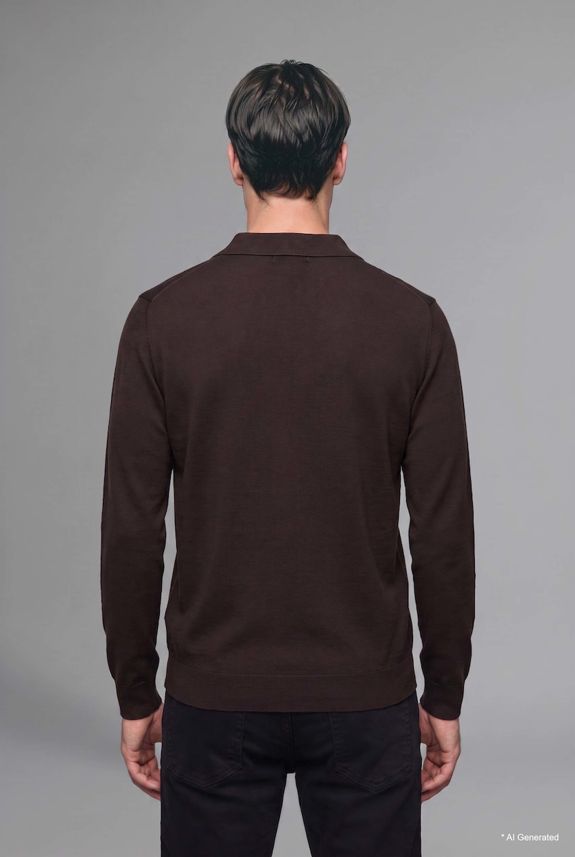 HOMME Marron Pull