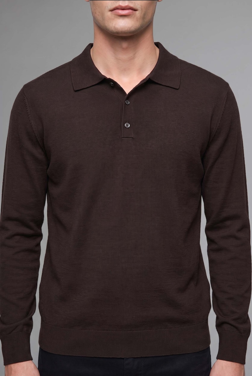 MAN Brown Pullover