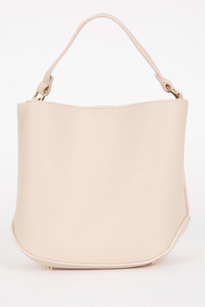 Kadın Bej Kadın Suni Deri Omuz Çantası