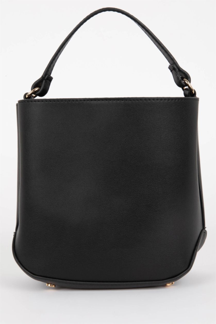 FEMME Noir Sac en Simili Cuir Pour Femme