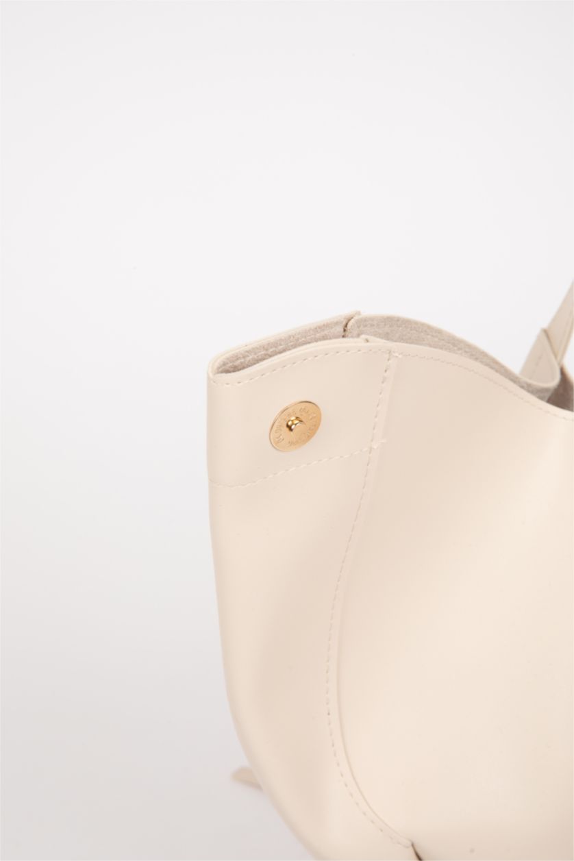 نساء بيج شنطة كتف نسائي جلد صناعي