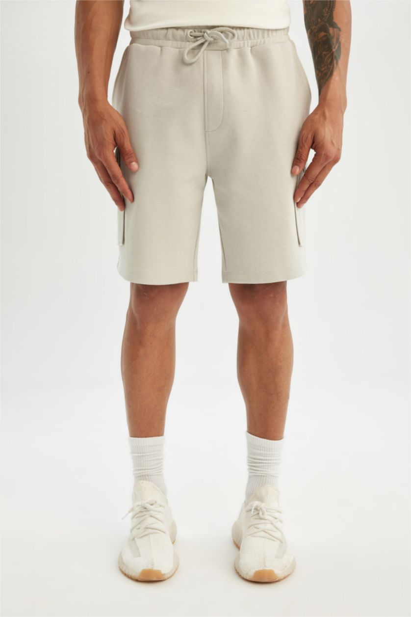 MAN Stone Regular Fit Bermuda Shorts