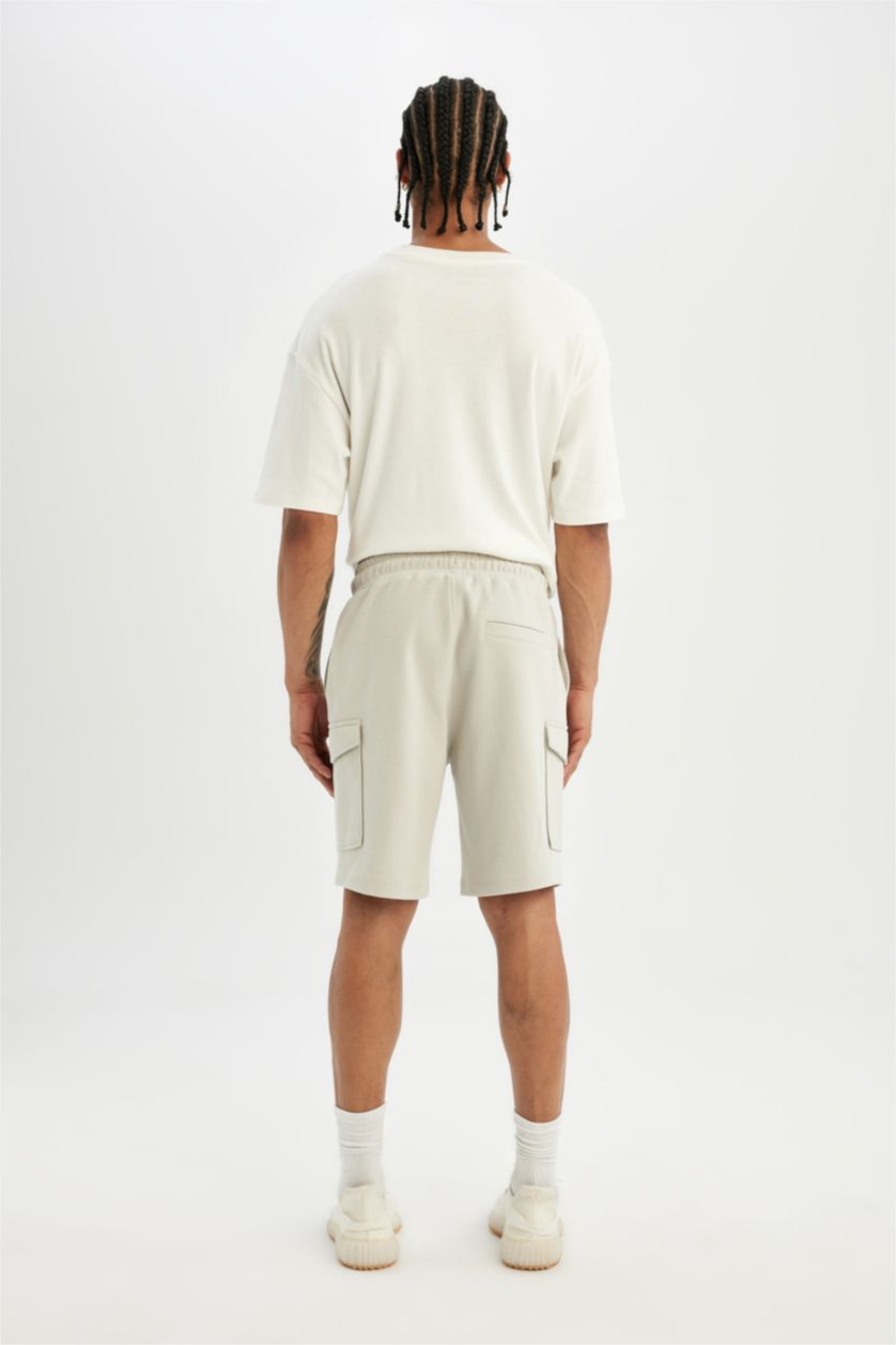 MAN Stone Regular Fit Bermuda Shorts