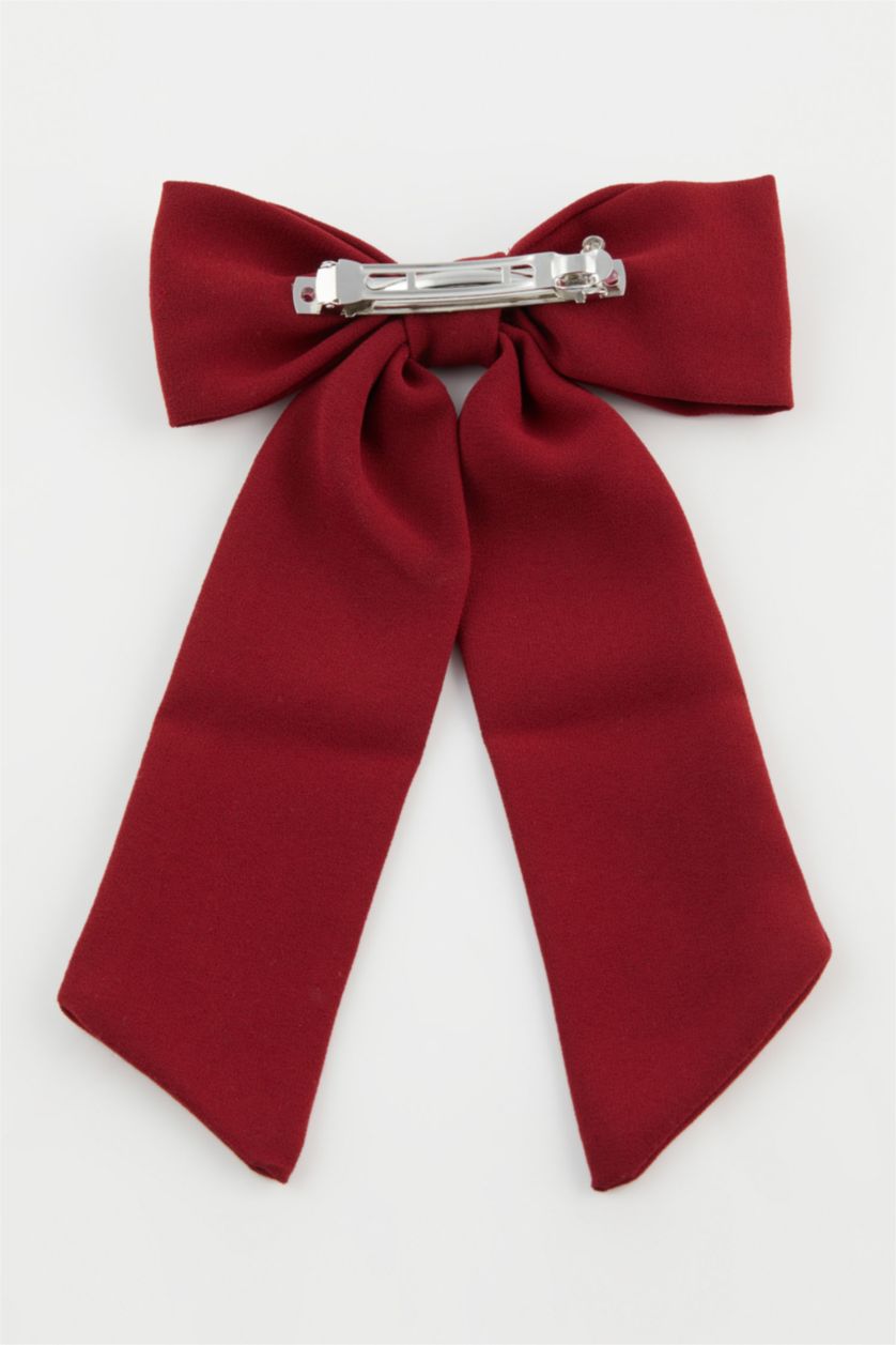 Kadın Bordo Kadın Bordo Kurdeleli Çıtçıtlı Toka