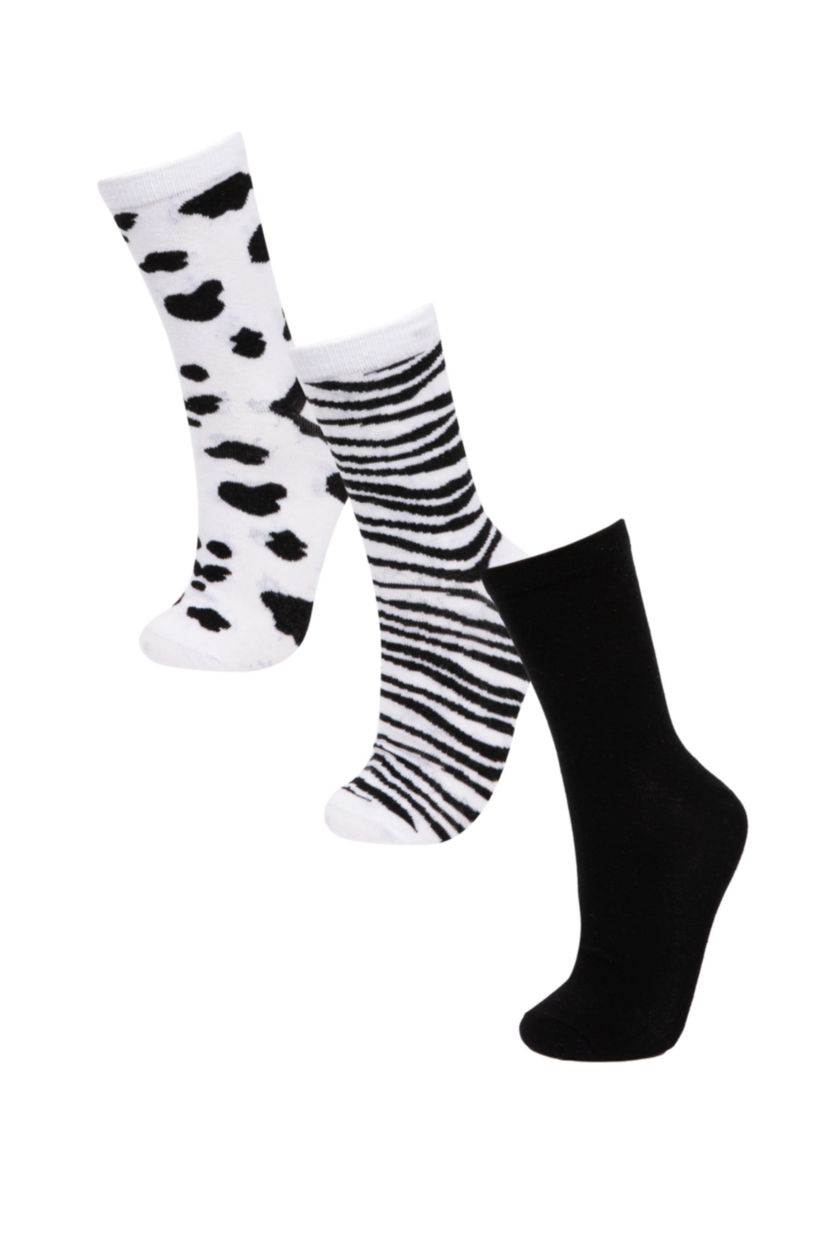 FEMME Karma Lot de 3 paires de chaussettes longues en coton pour femme