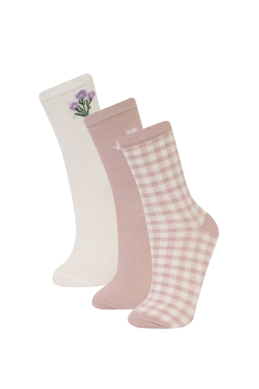 Women Karma 3 piece Cotton Long sock