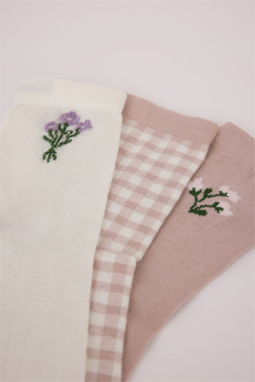 Women Karma 3 piece Cotton Long sock