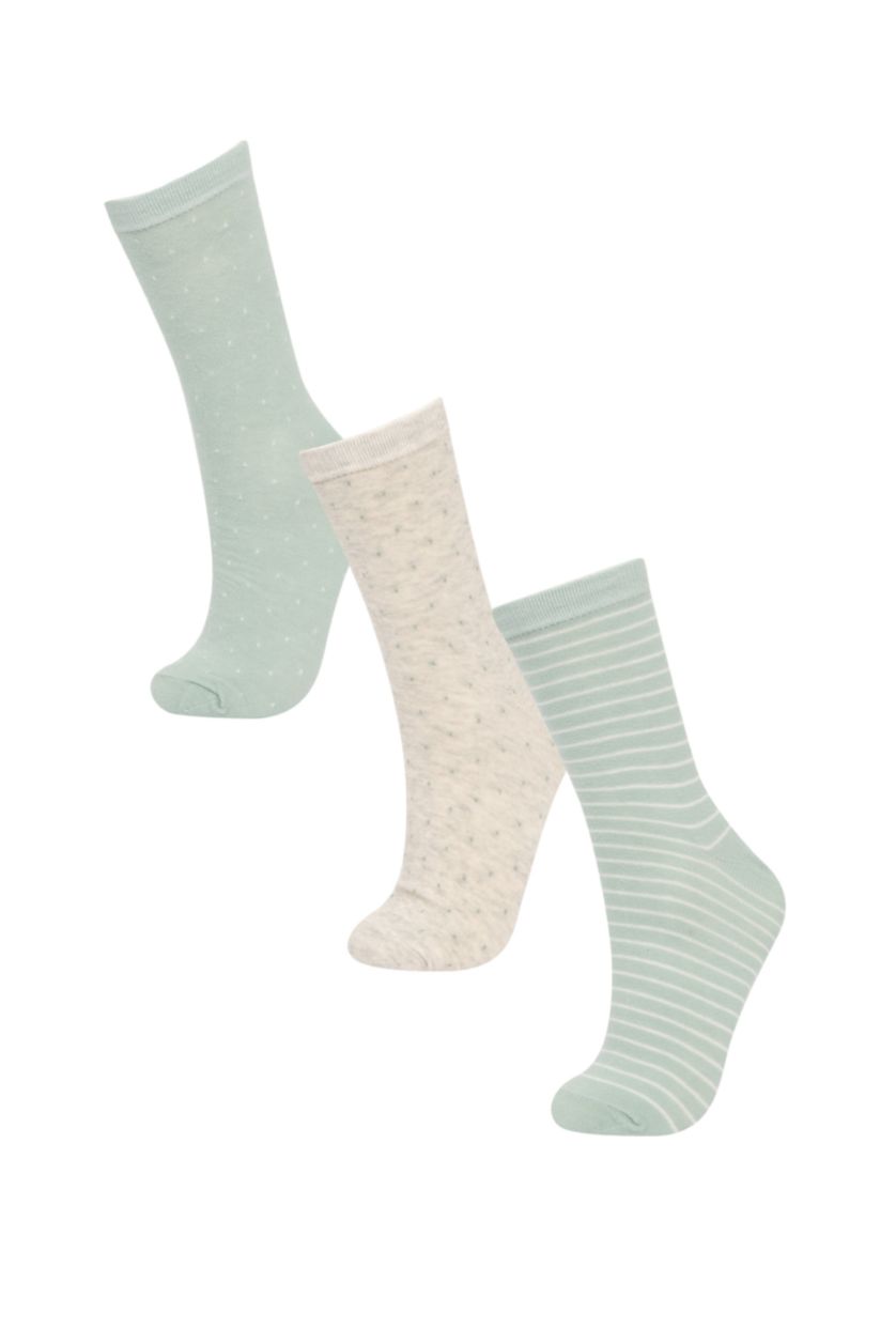 نساء Karma جوارب نسائية طويلة من قطن من 3 قطع