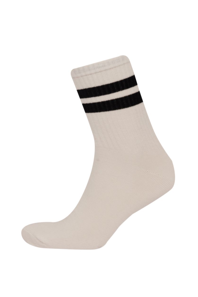 Woman White Woman 3 piece Long sock