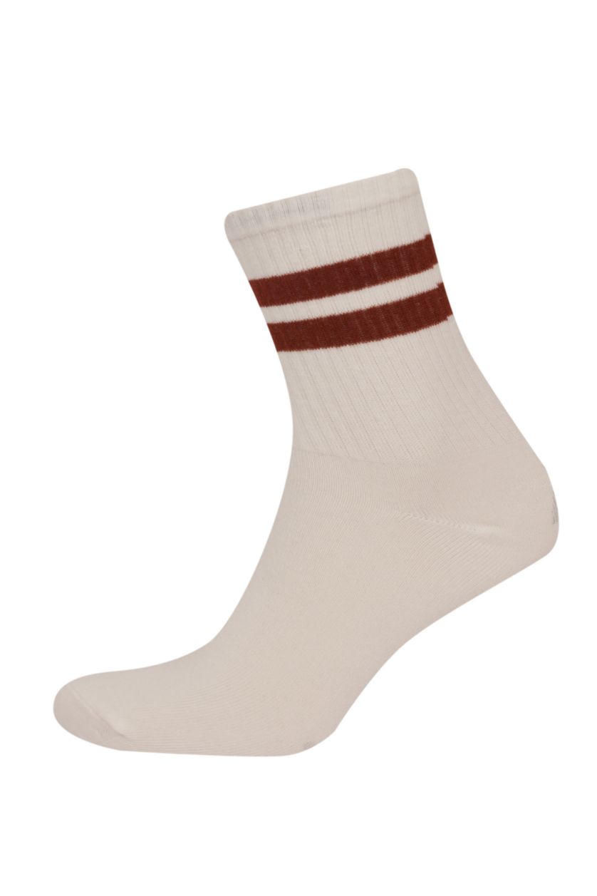 Woman White Woman 3 piece Long sock