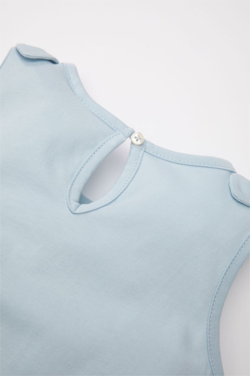 Baby Girl Light Blue Baby Girl Frozen Sleeveless Dress