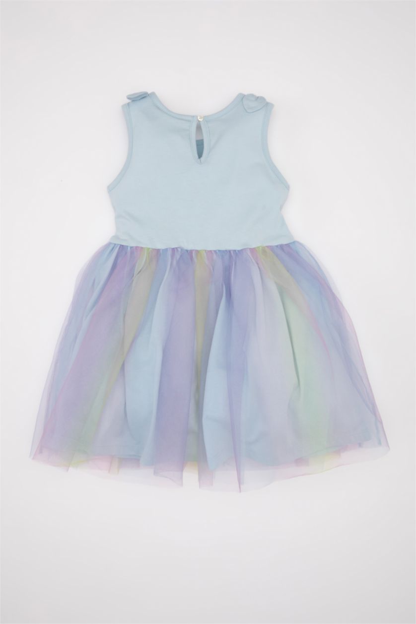 Baby Girl Light Blue Baby Girl Frozen Sleeveless Dress