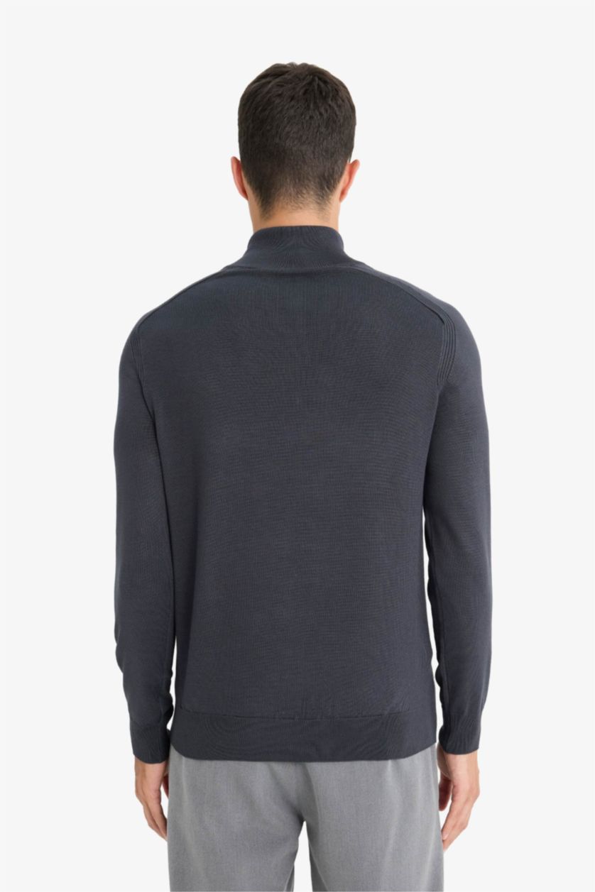 Man Anthracite Standard Fit Knitwear Pullover