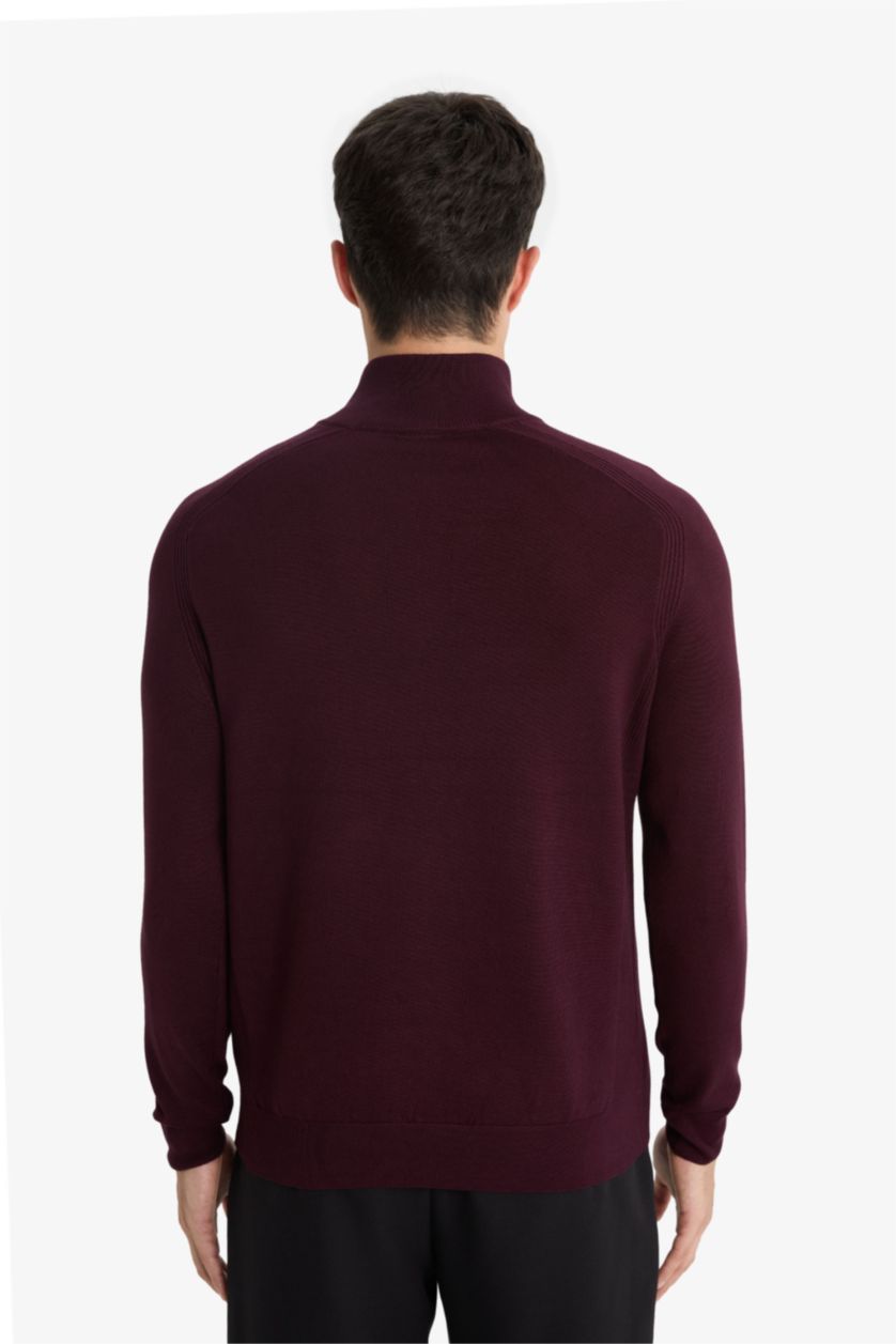 MAN Bordeaux Standard Fit Knitwear Pullover