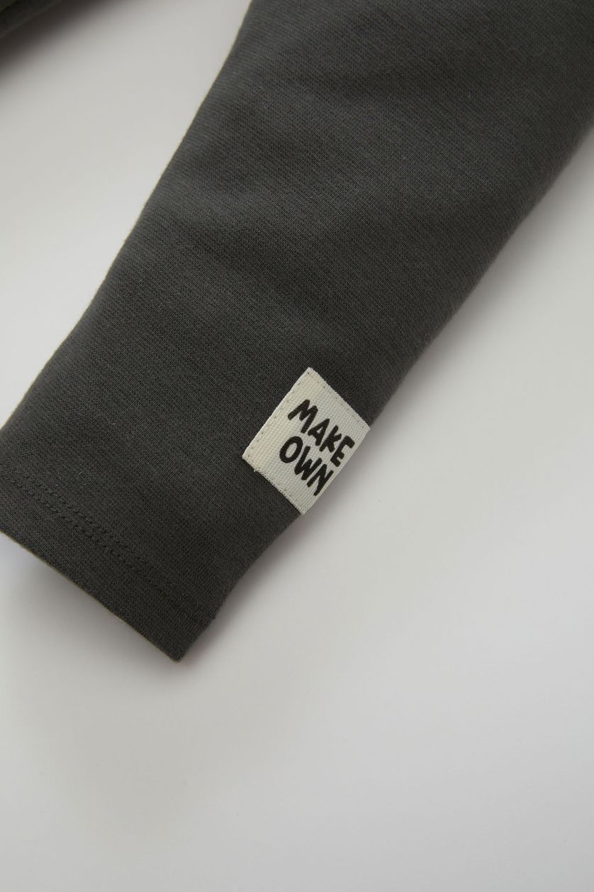 مولود ذكر رمادي سروال رياضي قصة عادية للبيبي ولد