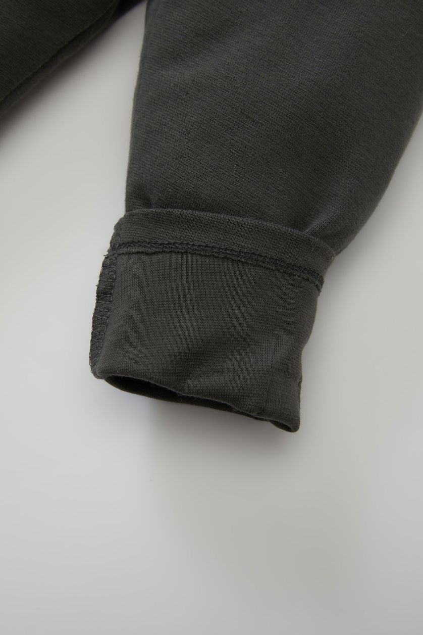 مولود ذكر رمادي سروال رياضي قصة عادية للبيبي ولد