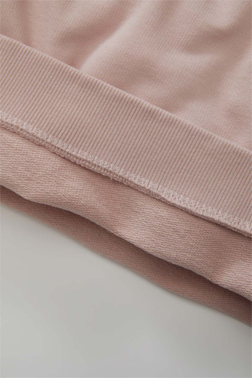 BABY GIRL Lilac Baby Girl Crew Neck Printed Sweatshirt