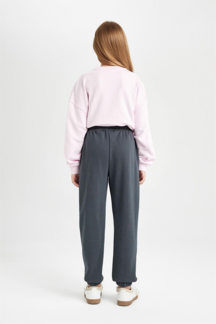 بناتي أنثرا بنطلون سويت بانتس جوجر بناتي برسمة باربي