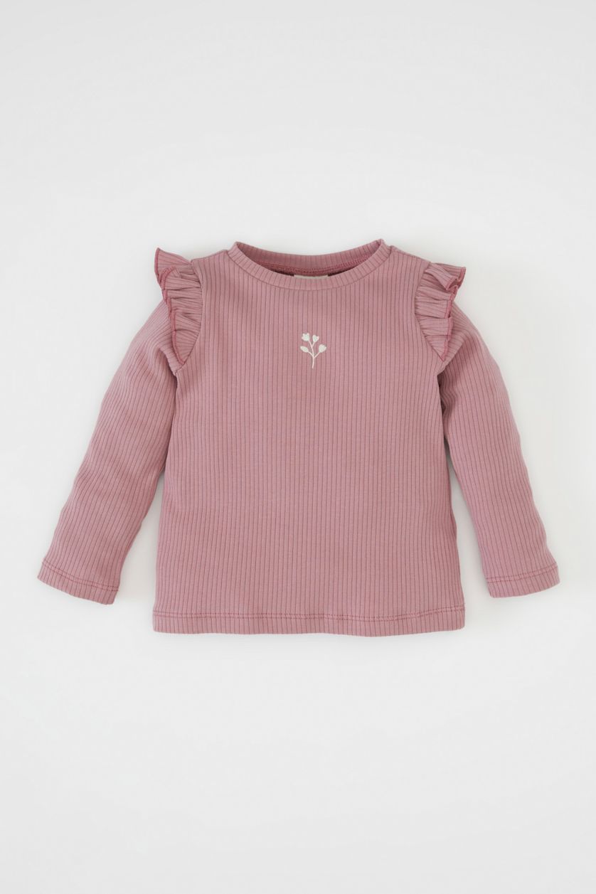 BABY GIRL Rose Girl Corduroy Camisole Floral T-Shirt