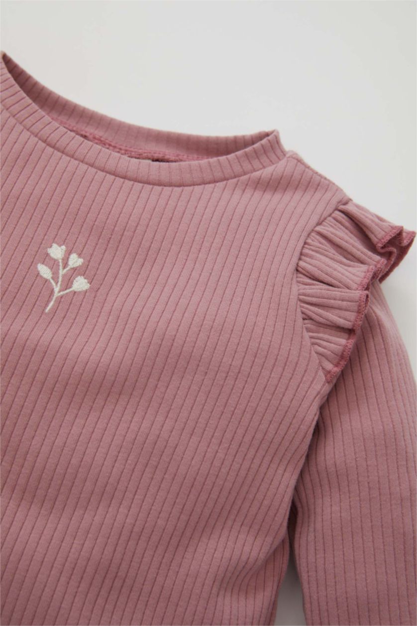 BABY GIRL Rose Girl Corduroy Camisole Floral T-Shirt