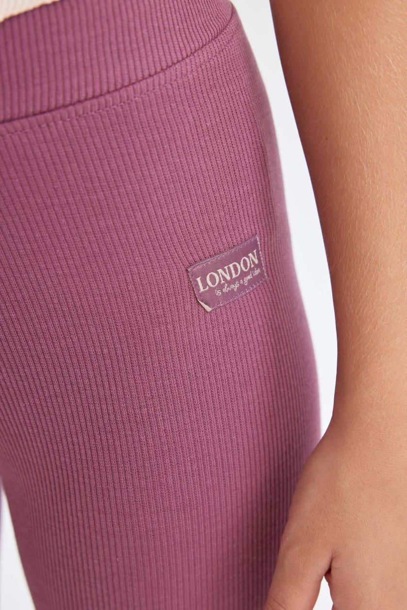 GIRLS & TEENS Purple Girl Standart Leggings