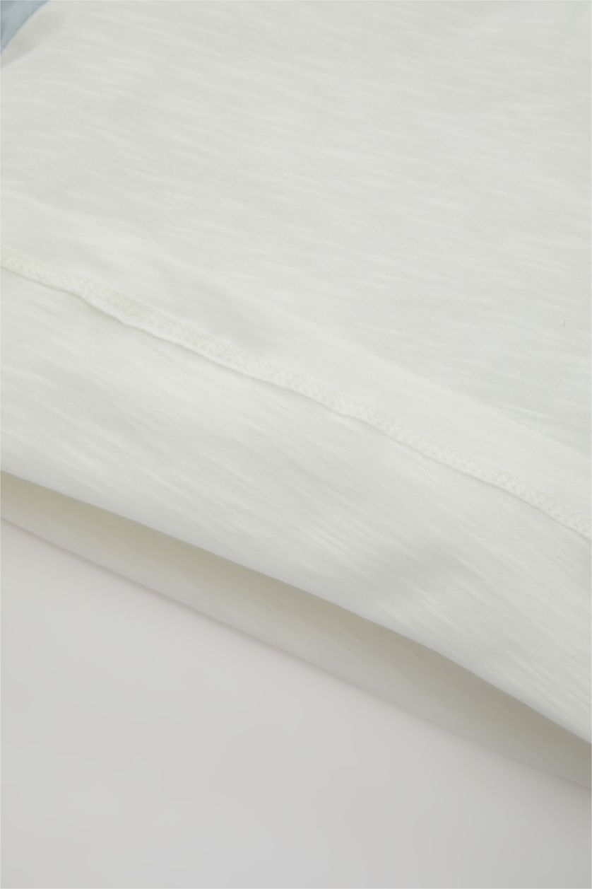 طفل صغير أزرق فاتح سيت ولادي شورت وتيشيرت - قطعتين