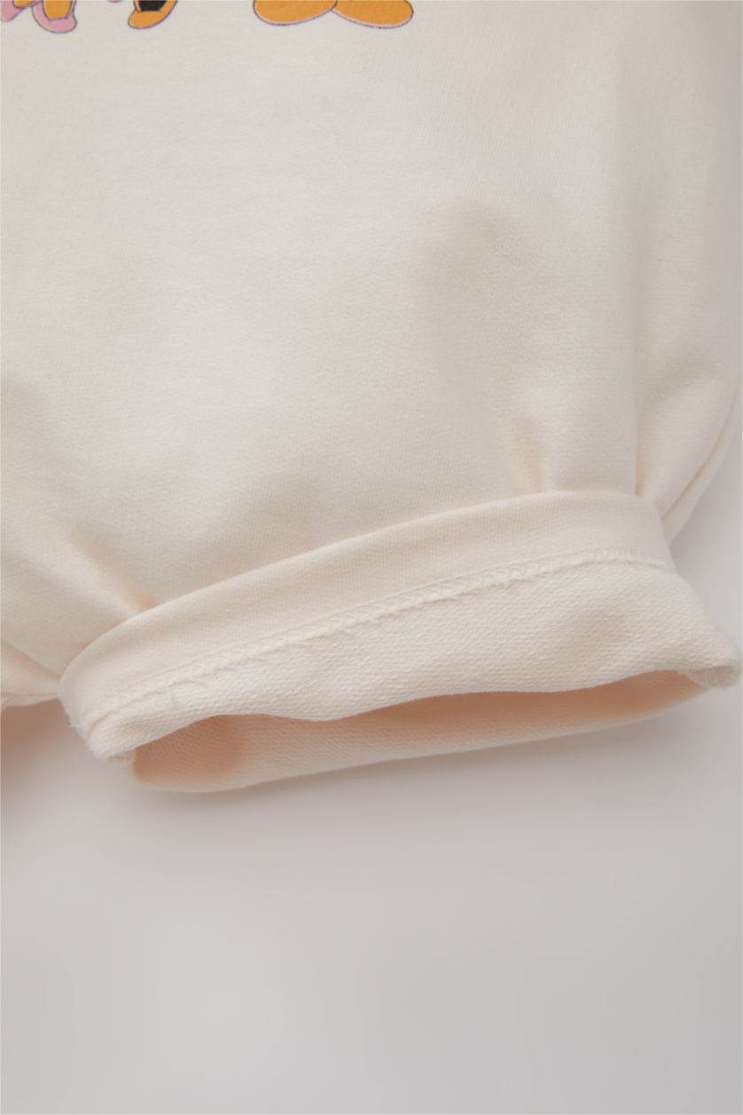 BABY GIRL Light Pink Baby Girl Disney Mickey & Minnie T-Shirt Jumpsuit 2 Piece Set