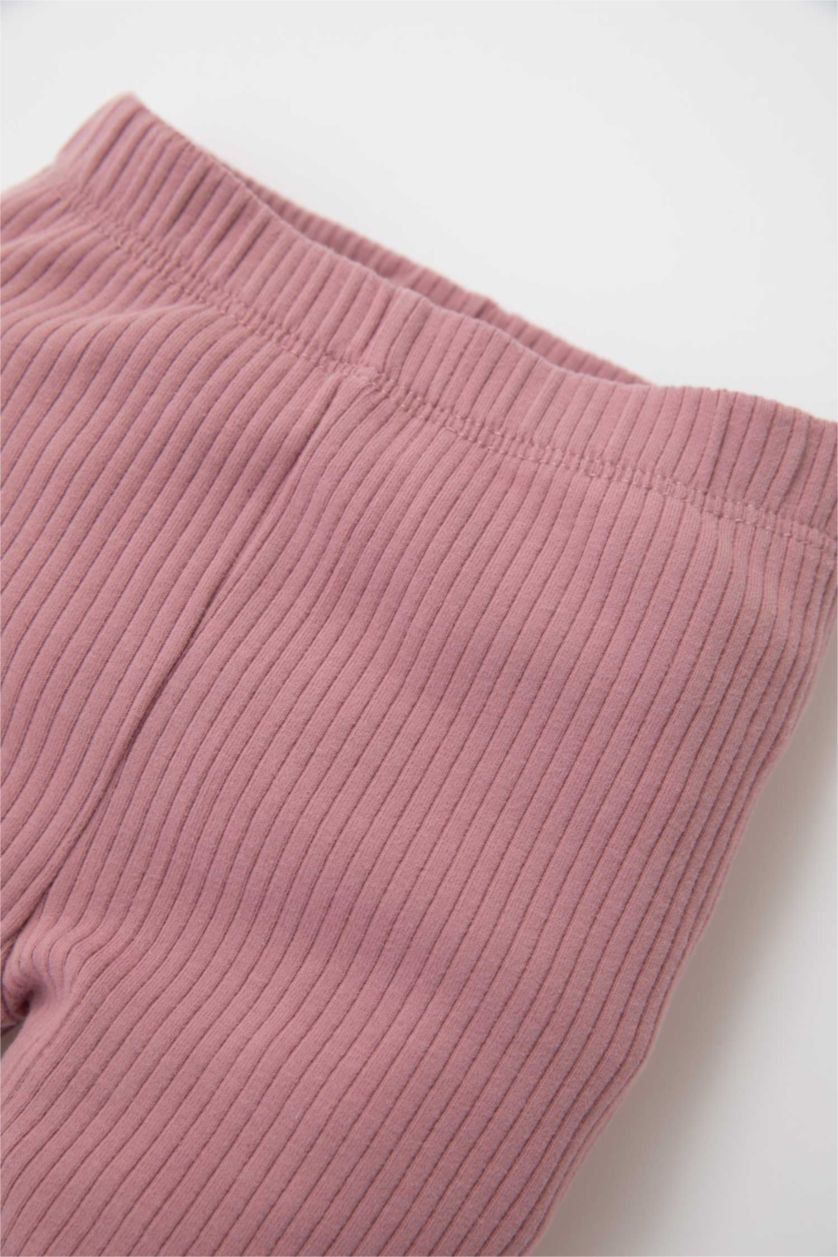 BÉBÉ FILLE Bordeaux Leggings coupe régulière pour Bébé Fille